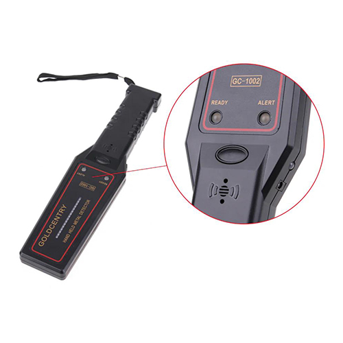 Gc-1002 Hand Held Metal Detector - Color: Black