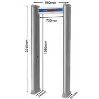 Automatic Walk Through Metal Detector