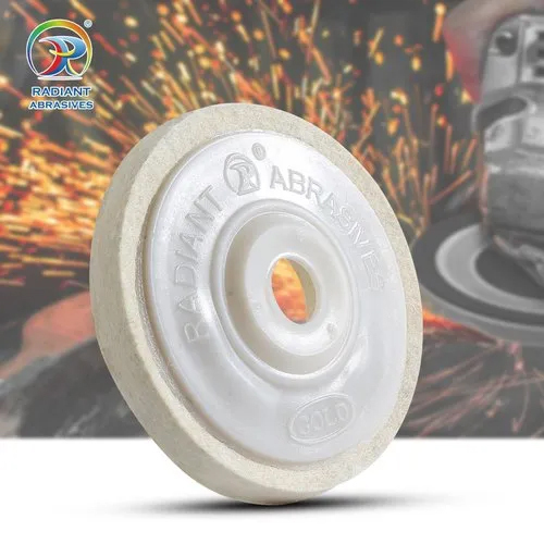100 X 16mm Radiant Gold Felt Polishing Abrasive Disc