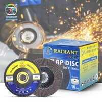 100 X 16mm 60 Radiant Gold Abrasive Flap Disc