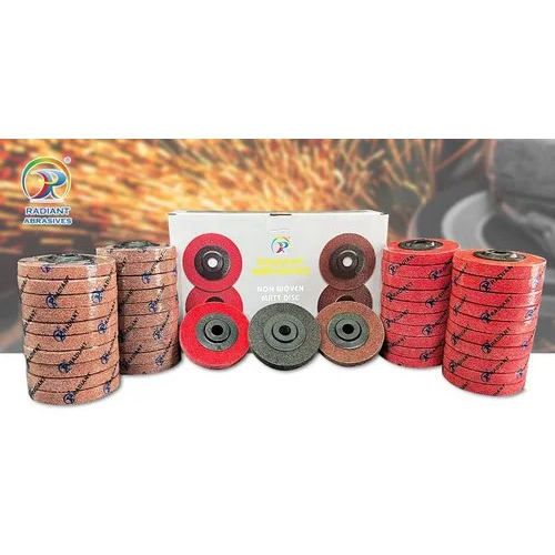 60 Grit Red Non Woven Matt Disc