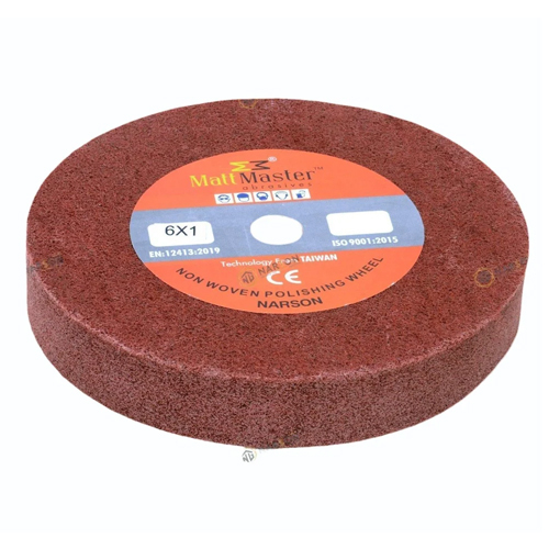 6X2inch Maroon Non Woven Abrasive Wheel