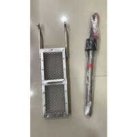 2 X 8 X 24inch Titanium Anode Basket - Color: Silver