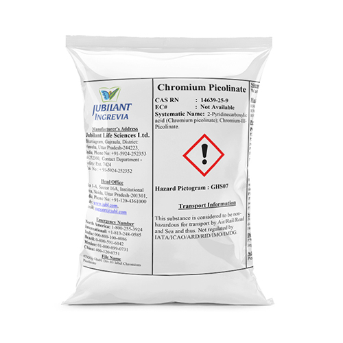 14639-25-9 Chromium Picolinate - Ash %: Nil