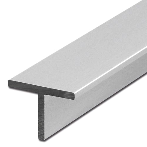 Aluminum T Section - Color: Grey