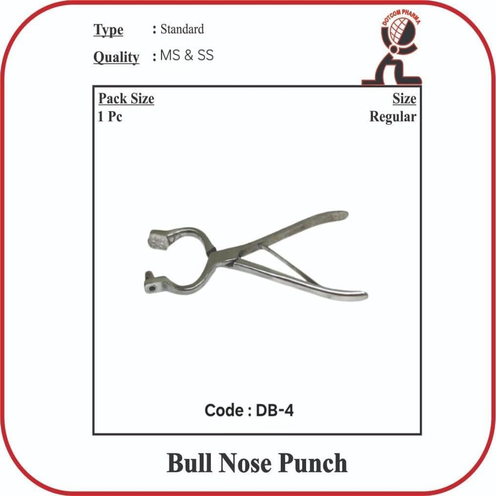 Bull Nose Punch - (Ms) - Material: Metal Steel