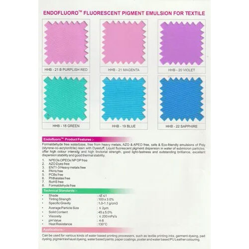 Florescent Color - Grade: Industrial Grade