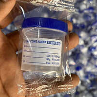 Plastic Urine Container - Color: Transparent