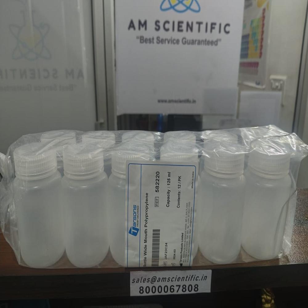 Wide Mouth Bottle, Pp With Pp Closure - Color: White