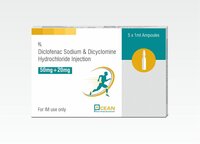Diclofenac Sodium +  Dicyclomine injection