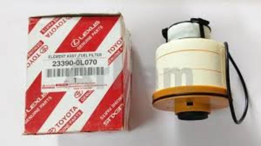 Diesel Filter - Paper & Metal, 70x50 mm, Off-white | 10 Micron Rating, 5L/min Flow Rate, Compatible with Diesel Engines