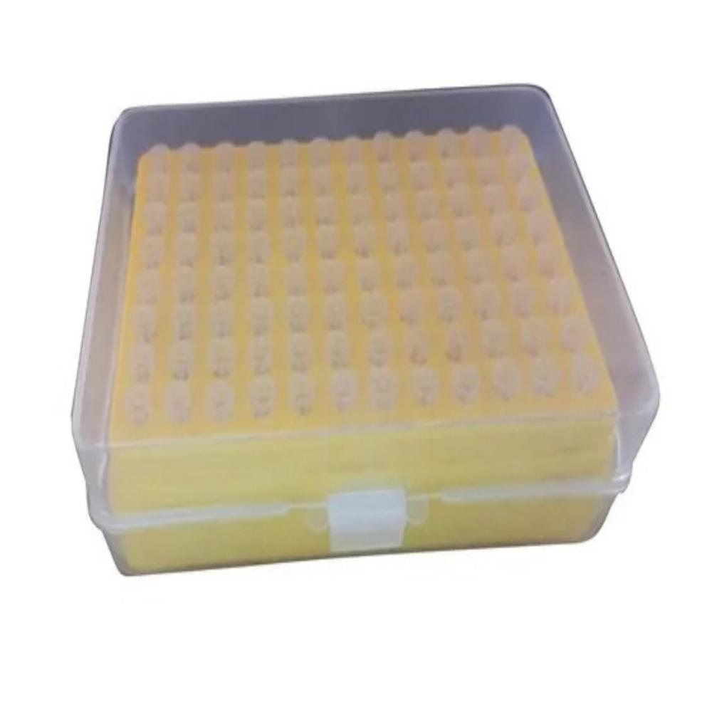10ul Micropipette Filter Tips Box - Color: White & Yellow