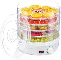 Plastic Electric Countertop Food Dehydrator 5 Tier Food Preserver - Height: 45  Centimeter (cm)