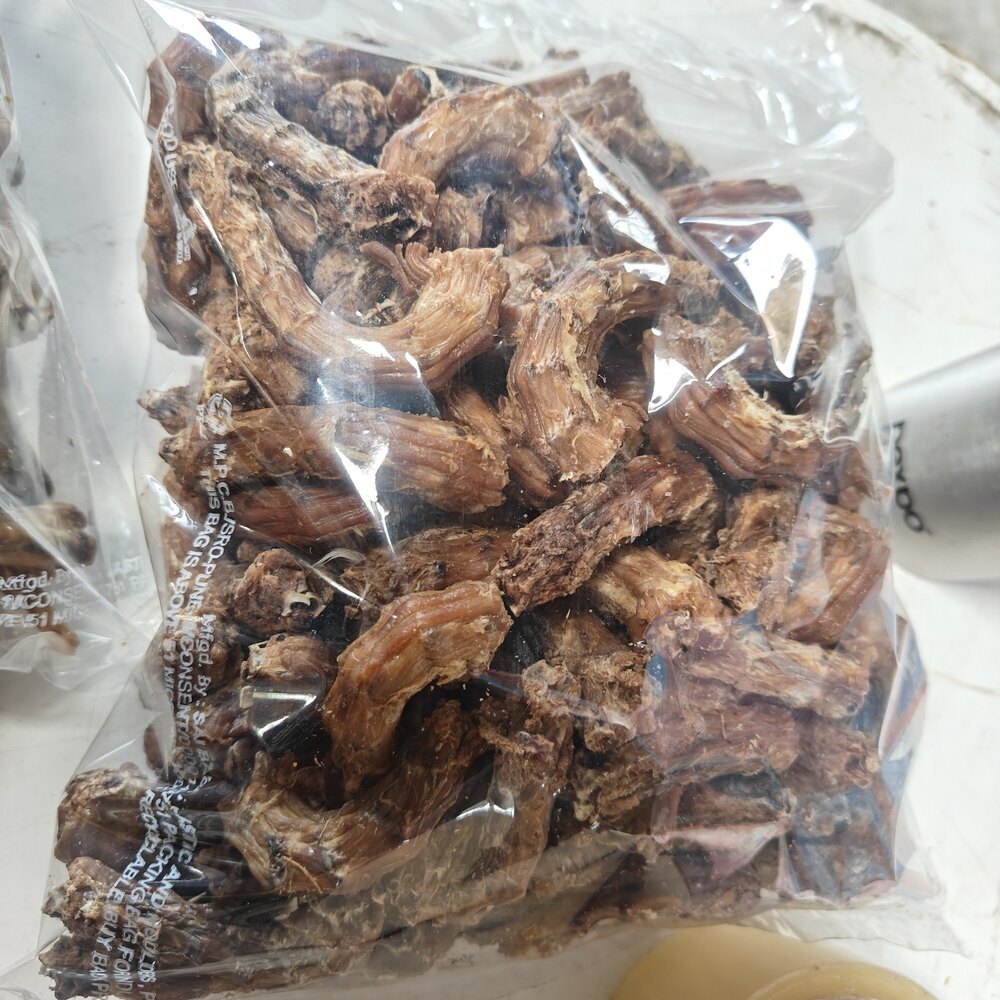 Dehydrated Chicken Necks - Pure Chicken, No Added Preservatives , Amazing Crispy Treats for Dogs with Removed Fat Before Processing