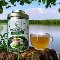 Mint Tea Extra - Loose Leaf Herbal Tea With Dried Mint Leaves, Light Green Brew, Strong Minty Aroma, Caffeine-free, 36 Months Shelf Life