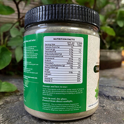 Mint Leaves - Packaging Type: Jar