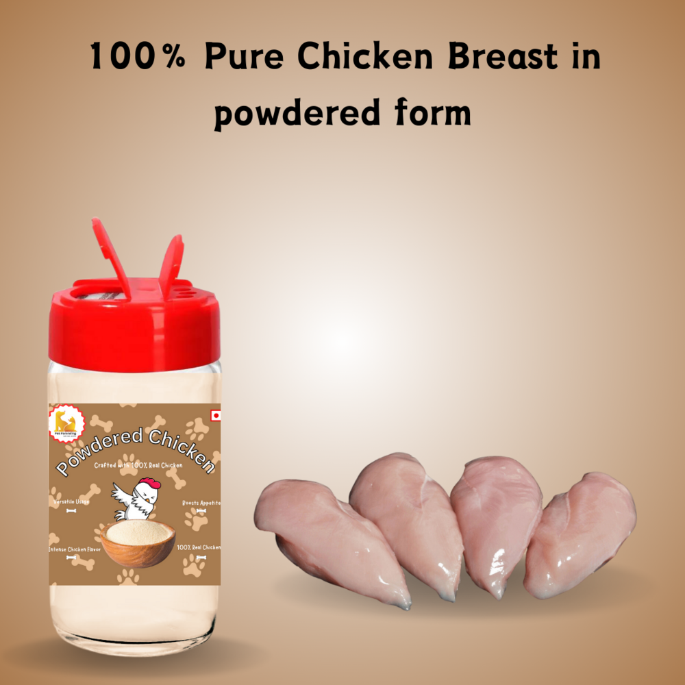 Powdered Chicken 60 gm Pet Parenting Dog Food for export