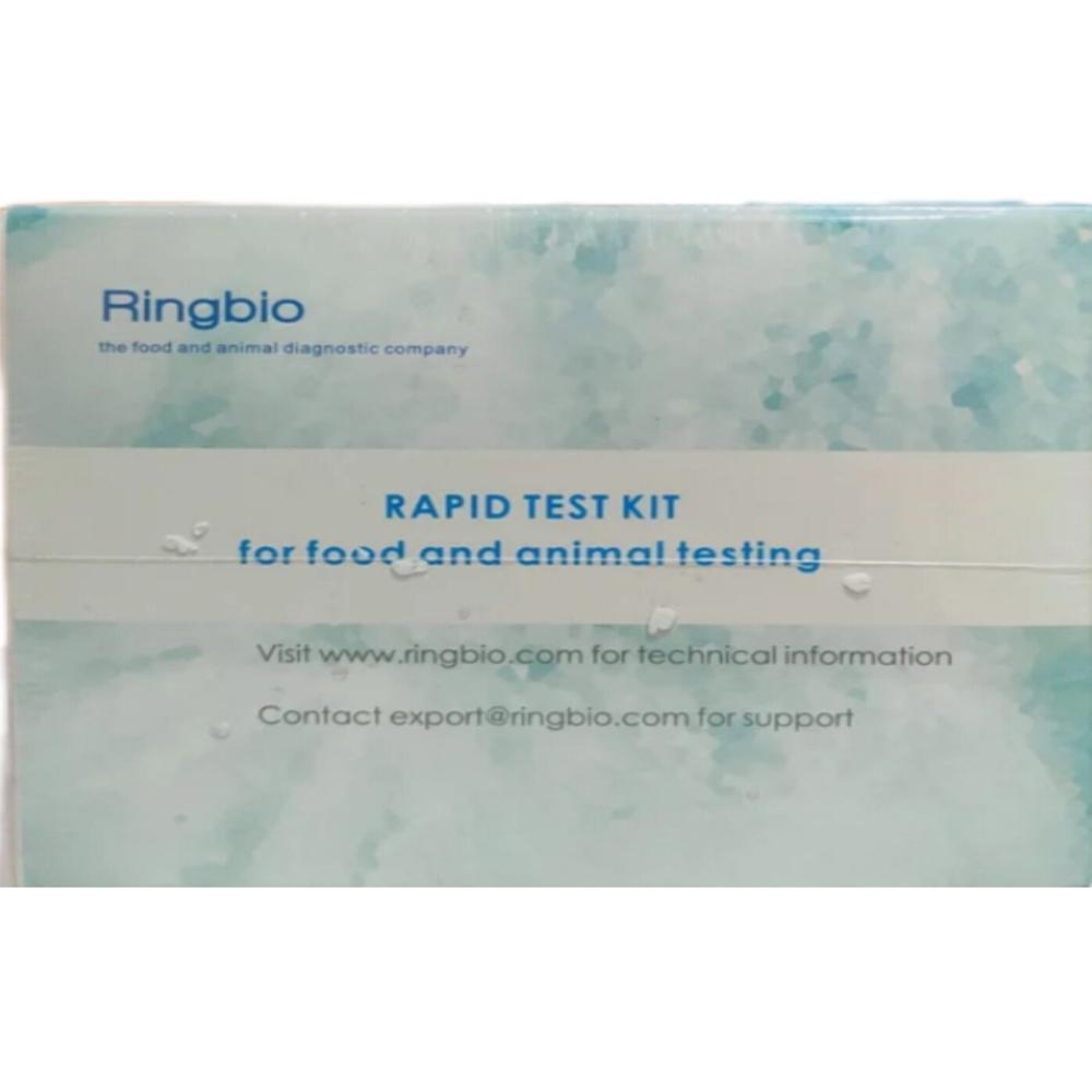 Ringbio Aflatoxin M1 Rapid Strip Test Kit - Color: White Blue
