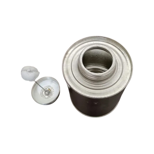 250 Ml Sliver Solvent Cement Brush In Tin Can - Color: Silver