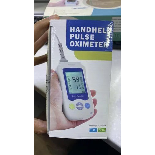 Handheld Pulse Oximeter - Color: White