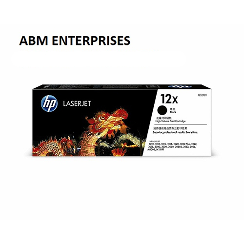 HP 12X High Yield Black Toner Cartridge