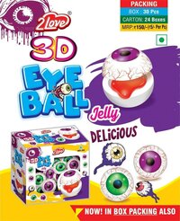 3d Eye Ball Jelly Box - Shelf Life: 9 Months