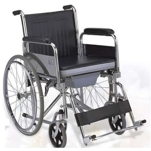 FS609 Folding Commode Wheel Chair Rainbow 7