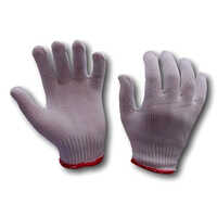 10 Gauge Cotton Gloves - Color: White