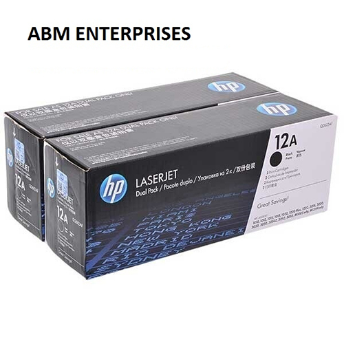 HP 12A Dual Pack Toner Cartridge