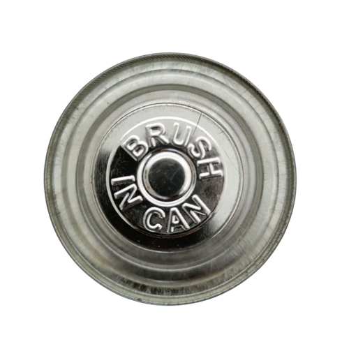 Brush In Can Tin Can - Color: Golden And Silver