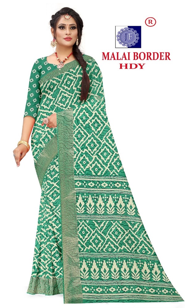 Malai Silk Saree - Color: Six Colour