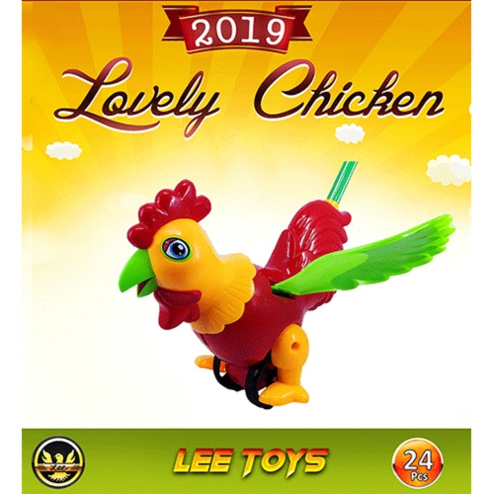 24 Pcs Lovely Chicken Toy - Color: Multicolour
