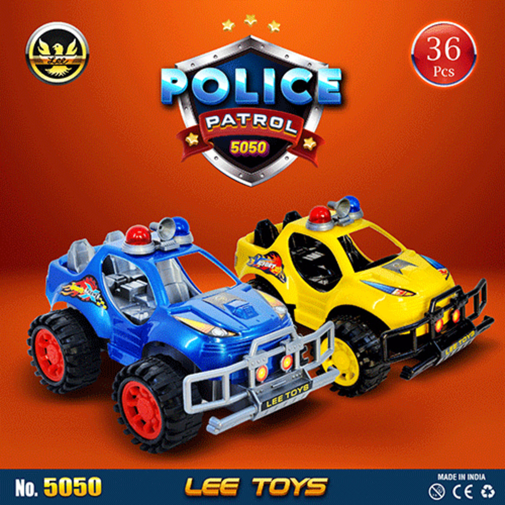 36 Pcs Police Patrol Car 5050