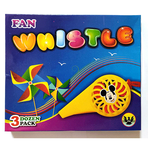 3 Dozen Pack Fan Whistle