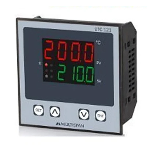 Multispan Process Controller - Plastic, 72x72x45 mm, Grey | Industrial Use, 220-240V Voltage