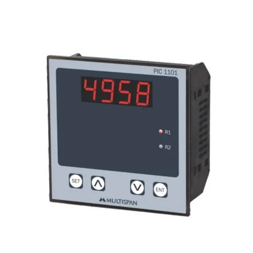 Multispan Process Controller - Plastic, 96x96x52 mm, Grey & Black | Digital Type, 100-270V AC Voltage, Industrial Use