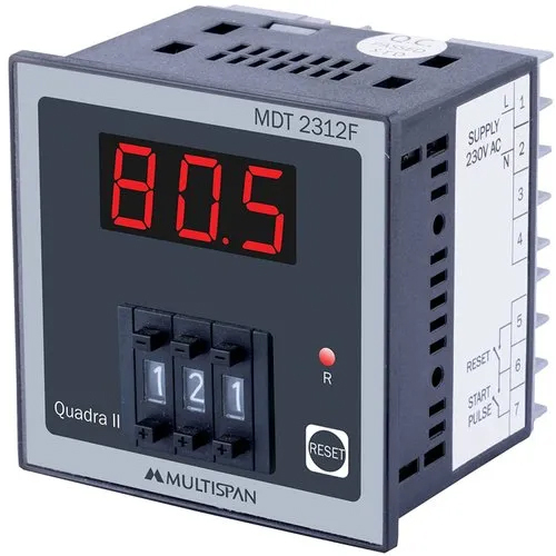 Multispan Digital Presetable Timer - Color: Grey
