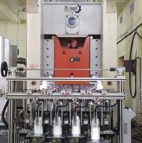 Fully automatic double Cavity Aluminium Foil Container Making Machine