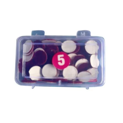Double Lock Bindi - Color: Maroon/White