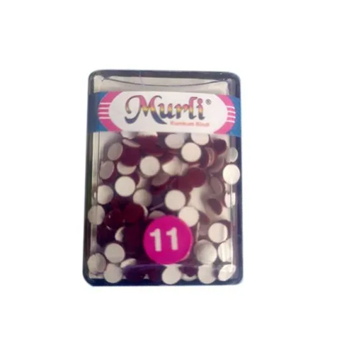 Murli Mini Bindi - Color: Maroon/White