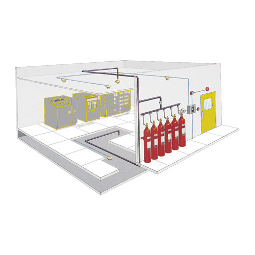 फायर गैस बाढ़ प्रणाली