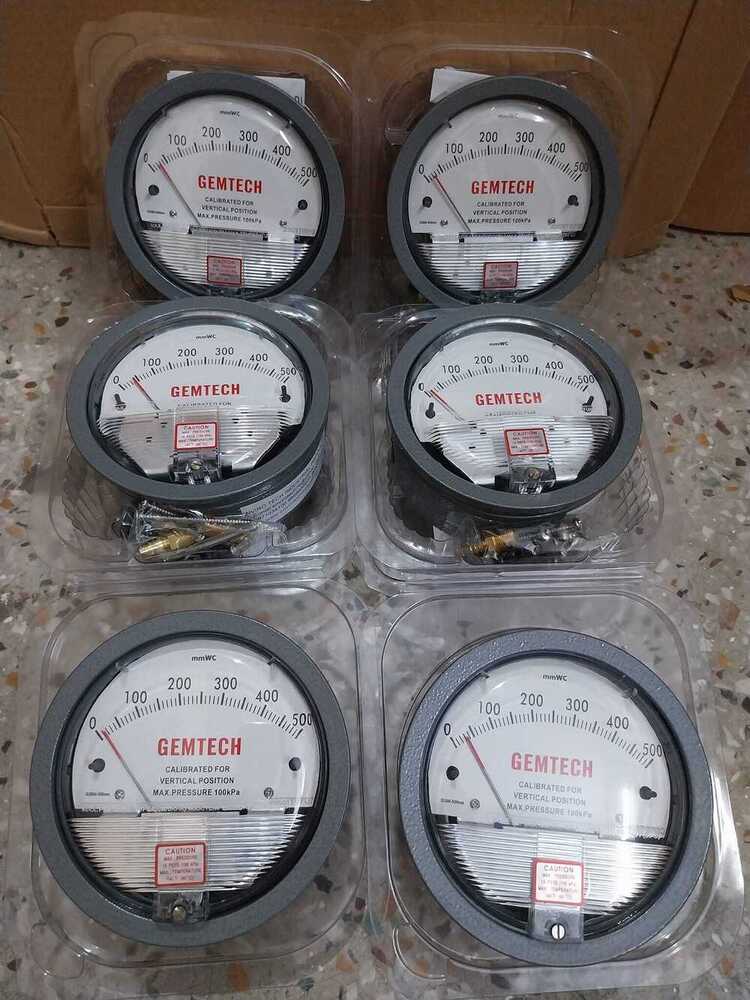 Wholesaler India Gemtech Differential Pressure Gauge In Sonipat Haryana