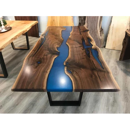 Wooden Epoxy Resin Dining Tables