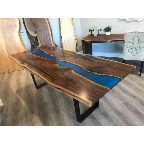 Wooden Epoxy Resin Dining Tables