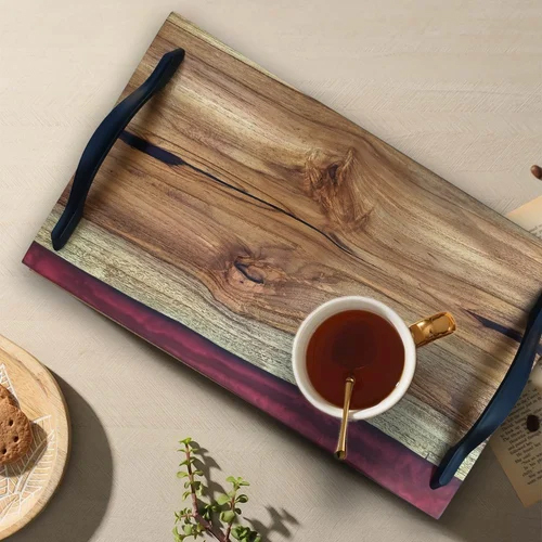 Epoxy Tray - Color: Brown