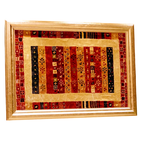 Madna Warli Fussion Silk Thread Wall Carpet - Features: Durable