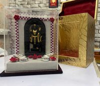 Ram Lalla with Charan Statue