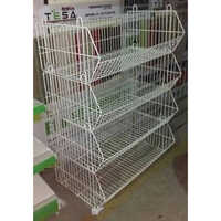 Mild Steel Supermarket Snacks Display Rack - Capacity: 50 Kg