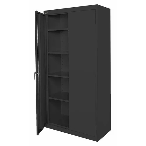 Steel Storage Cabinet - Color: Black