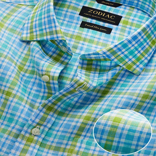 Mens Check Linen Shirts